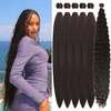 Dark Brown Boho Braiding Hair Synthetic 30 Inch Knotless 4#