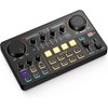 Streaming Audio Mixer,RGB audio Interface with Pro-preamp, 48V Phantom Power