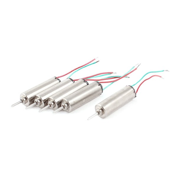 uxcell 3.7V 66000RPM 4x12mm Wire Connector Coreless Micro DC Motor Vibration Motor for Model Airplane