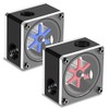 Water Flow Meter, 6 Impeller 3 Ways Flow Meter Indicator