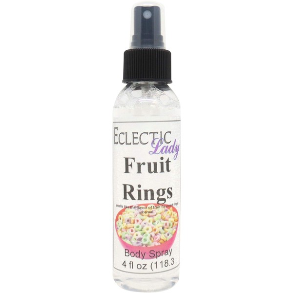 Fruit Rings Body Spray (Double Strength), 4 ounces, Body Mist
