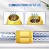 ERGAOBOY 1Pcs Brass One-Way Check Valve, 1/2" BSP Thread Female