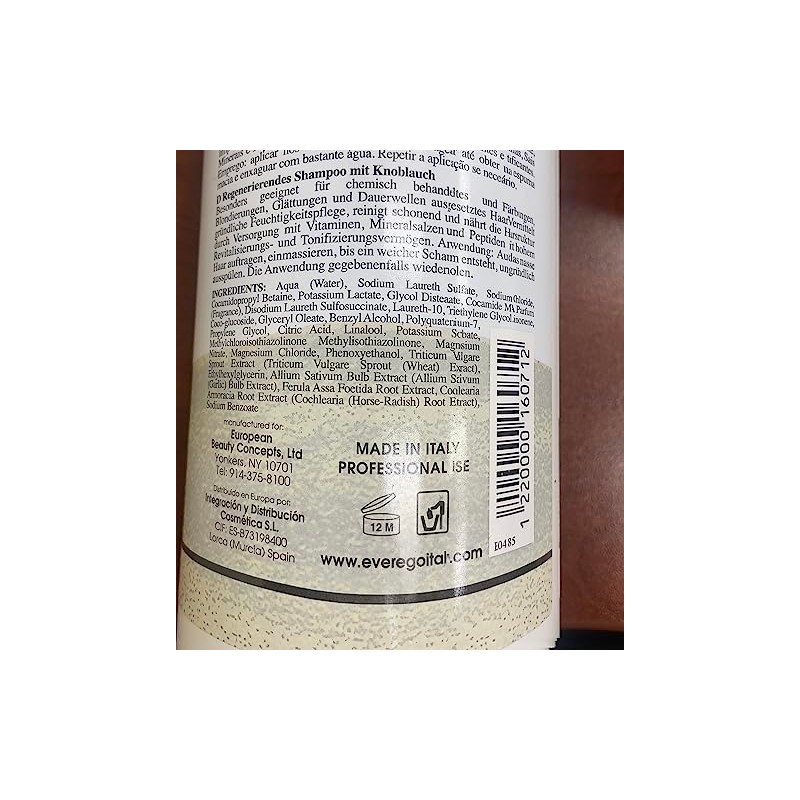 Ever Ego Garlic Shampoo 500Ml & Garlic Hair Mask 500Ml