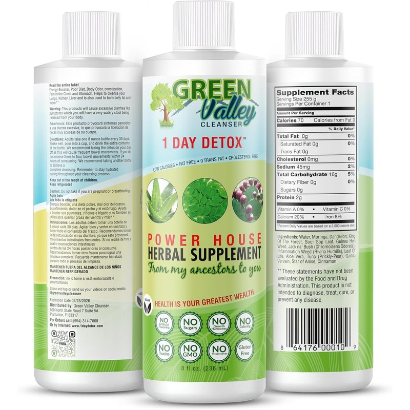 – Natural Herbal Colon Cleanse Detox Supplement | Supports Digestion,