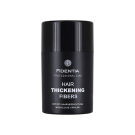 Fidentia Premium Schütthaar zur Haarverdichtung & Ansatzkaschierung | 10g Haarpuder | 100% natürlich & vegan aus Baumwolle - Schwarz