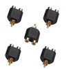 Sienoc 5 Pack 1x Male Adapter to 2 Female Rca