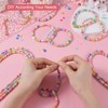 Beadthoven 10 Strands 6mm Clay Beads Bracelet Making Kit Heishi