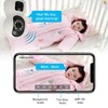 Security Camera 2K 4MP Dual Lens 2.4G Mobile App 360°