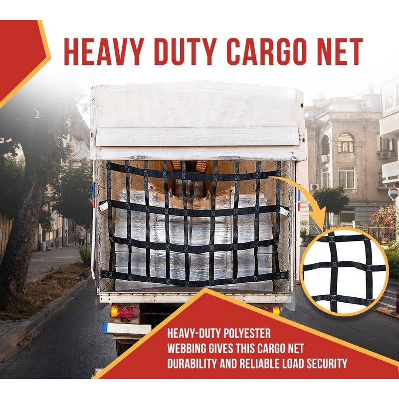 Mytee Products (82"x82") Heavy Duty Cargo Net for Pickup Truck