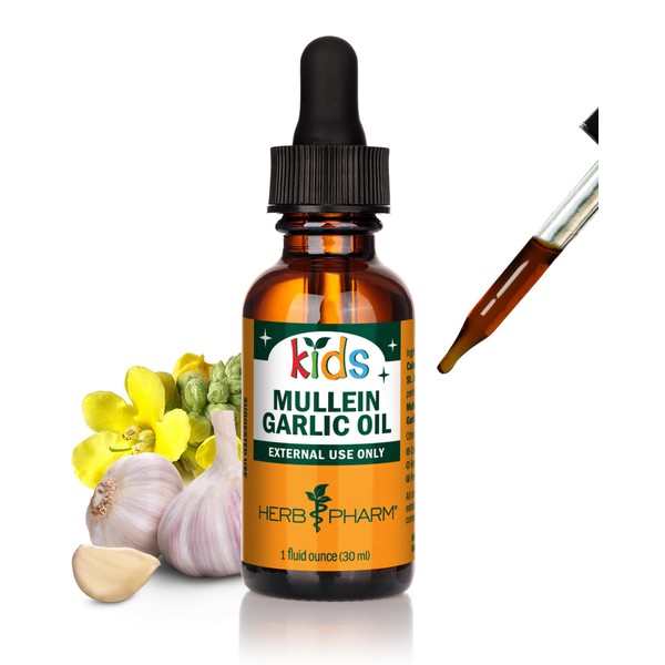 Herb Pharm Herb Pharm Kids Mullein and Garlic Oil, Calendula,