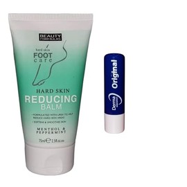 Hard Skin Foot Balm Fast absorbing Non-greasy formula Travel Size 75 ML With Free Orignial Lip Balm