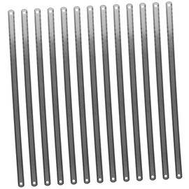 TEHAUX 25Pcs Flexible Hacksaw Blades Parts Double Sided Carbon Steel Replacement Blades for Woodworking and Metal Cutting Durable Hacksaw Supplies Lightweight and Portable Tools