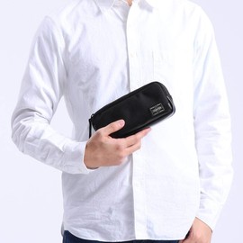 Porter 703-07974 Yoshida Bag Pen Case [HEAT/Heat], Black