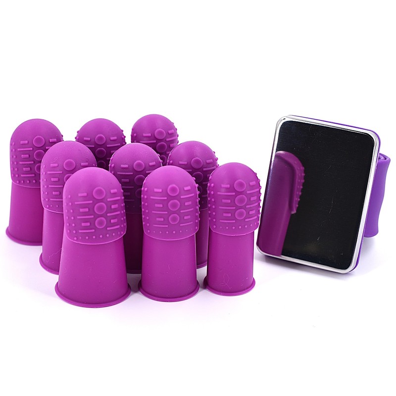 Comfortable Soft Flexible Thimbles | THIK-Grip Thimble | Small (3)