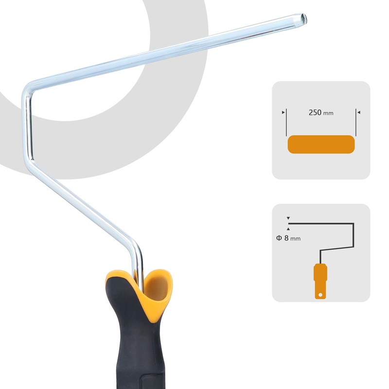 Paint Roller Bracket 8 mm x 25 cm Painter's Hanger,
