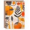 Artery8 Greeting Card Mid Century Modern Abstract Plant Lover Painting