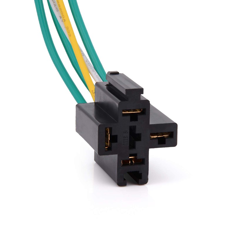 Ehdis Car Truck Relay Socket Harness Kit 5 Pin 5