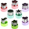 Vegetable Cutter Shapes Set (8 Pack) – 1.5" Stainless Steel