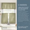 Elrene Home Fashions Cameron - Cortinas de Lino con Nivel,