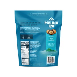 Mauna Loa Premium Hawaiian Roasted Macadamia Nuts, Milk Chocolate Coconut Flavor, Cocoa Dusted, 28 Oz Bag (Pack of 1)