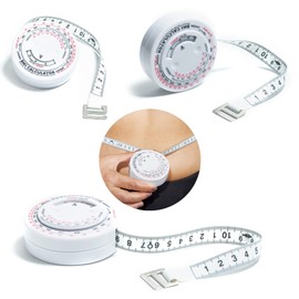 Tape Measure with BMI Calculation – Wellbeing in Linea® cm for Body Measurement, Waist Hip Chest Arms – Tape Measure Seamstress – Height 0-150 cm