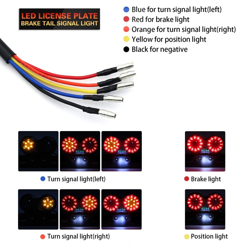 MFC PRO Bobber Cafe Racer ATV Chopper LED Tail Light