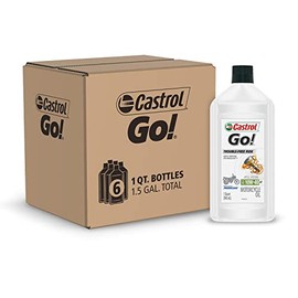 Castrol Go! 10W-40 4T Motorcycle Oil, 1 Liter, Pack of 6