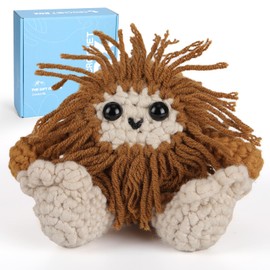 Crochet Kit for Beginners: Bigfoot, Starter Crochet Kit for Adults Teens, All You Need in, Step-by-Step Video Tutorials, Instructions