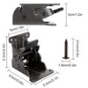 SENENQU 4PCS Folding Table Leg Bracket, 90 Degree Foldable Furniture