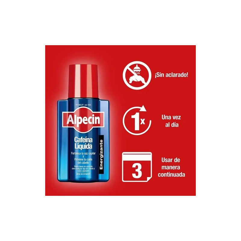 Kit Alpecin Caffeine Shampoo Tónico Alpecin Liquid Unisex