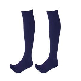 JUST FIT 5-Toe Baseball Color Socks, Stockings, Black, Navy, Red, White