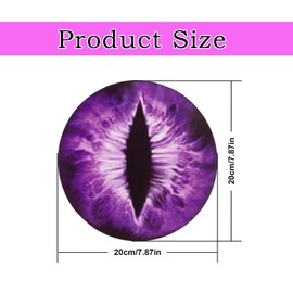 Beast Eyes Headlamp Decals - 3D Eyes Car Stickers, Compatible with Jeep, Funny Headlight Decorations, Auto Decals for Car, Truck, Motorcycle, Window, Bumper Decoration(Purple)