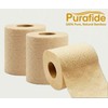Purafide 100% Bamboo, thick 3-ply toilet paper, tree-free, unbleached, sustainable,