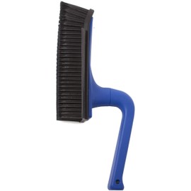 V7 Hand Brush with Rotating Handle, Rubber Lip and V-Shaped Bristles for Effortless Removal of Hair, Dust and Dirt, V7 Dustpan Accessories, Blue