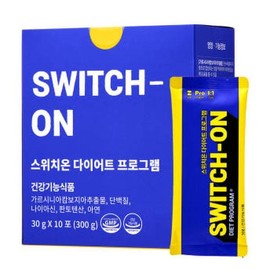 스위치온 다이어트 프로그램 30gx10포 프로틴 분리유청단백질 분말 파우더 SwitchOn Diet Program 30gx10 Packs Protein Isolate Whey Protein Powder