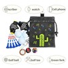 Golf Valuables Pouch - Drawstring Golf Storage Pouch - Portable