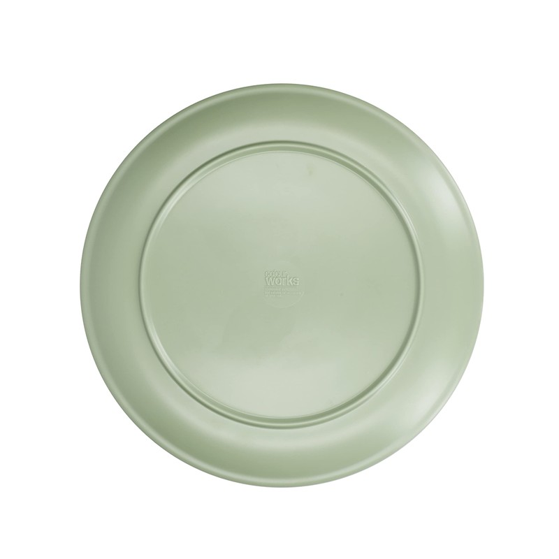 KitchenCraft Colourworks Plastic Dinner Plates, Classics Colours, Set of 4