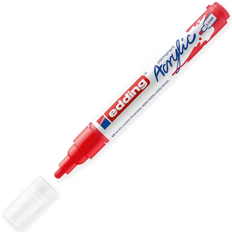 edding 5100 acrylic marker medium - basic colours - 6