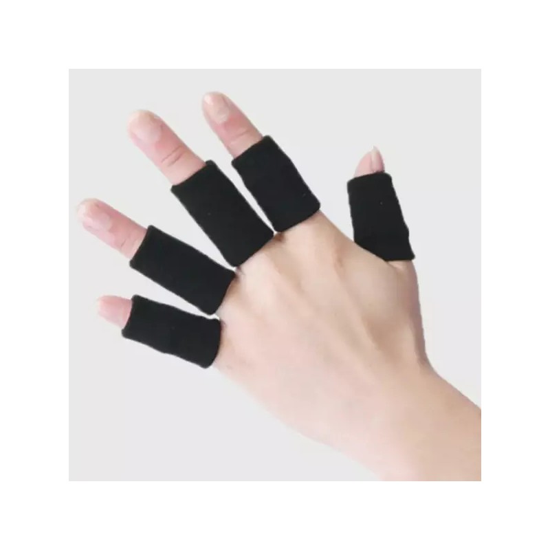 통증밴드 검지 통증 핑거 보호대 마디 엄지 손가락 아대 [블랙]