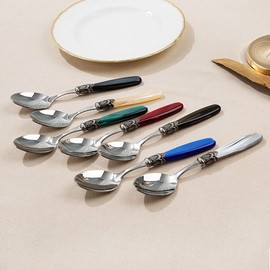 D&amp;D Rome dessert spoon, choose 1, Bordeaux Pearl N686 / 디앤디  로마 디저트스푼 택1, 보르도펄 N686