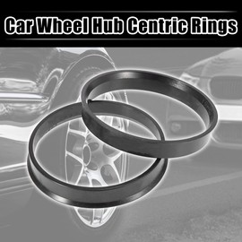 X AUTOHAUX 4 x Plastic 60.1 mm to 64.1 mm Car Centric Ring Wheel Bore Spacer