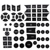 Priprilod Door Steering AC Window Repair Button Kit Decal Stickers