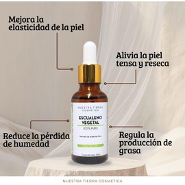 Escualeno Vegetal Suero Facial