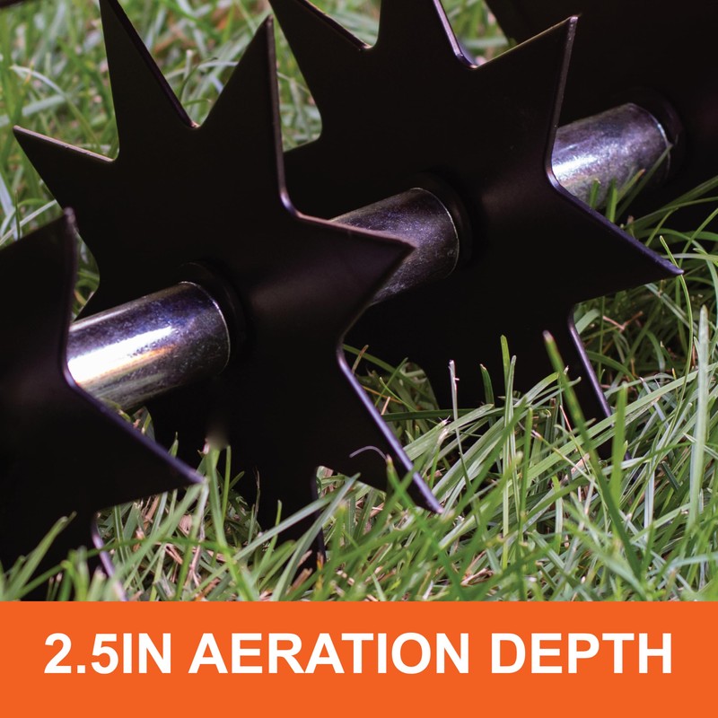 Agri-Fab 45-0365 Push Spike Aerator Lawn Tool,16 Inch Push Lawn