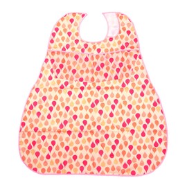 Taketora 102251 Sofrapiren Apron for Meals, Drops, Pockets, Orange