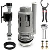 3-Inch Dual Flush Valve Replacement Kit,Compatible with Glacier Bay,Aquasource,Water Ridge