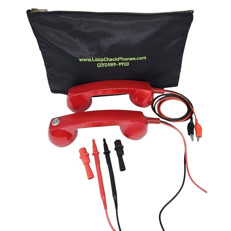 Loop Check® Phones Electrician Continuity Test Phone Set JE001-NR