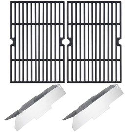 Charbrofire 70-01-634 DGF350CSP DGF350CSP-D Grates and Heat Tent Replacement Parts for Dyna Glo Grill Grates Heat Plates DGF350SNP DGF350SNP-D DG1-70-01-634-R 101-03011 70-01-635 Heat Shield