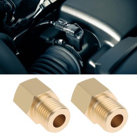 LT Easiyl 2Pcs Brass Thread Adapter M14 x 1.5 Female to M16 x 1.5 Male For Sump Plug Fan Switch