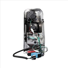 SPPC Black LED Tail Lights Assembly Set For Chevy Tahoe/Suburban : GMC Denali - (Pair) Driver Left and Passenger Right Side Replacement